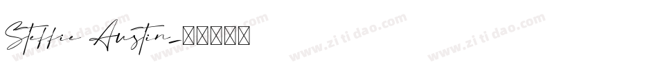 Steffie Austin字体转换